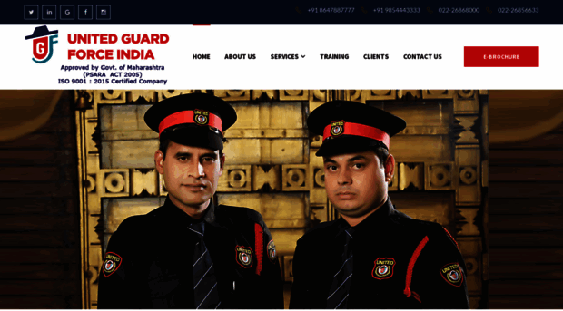 unitedguardforceindia.com