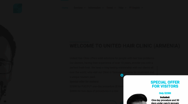 unitedhairclinic.com