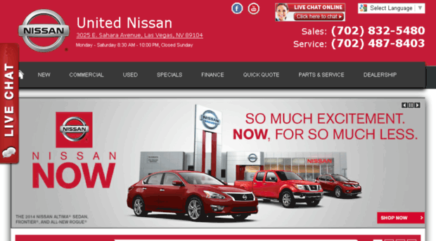 unitednissanlv.com