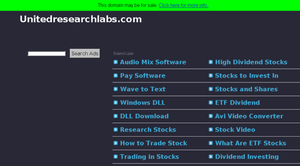 unitedresearchlabs.com