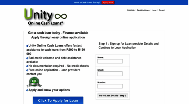 unityonlinecashloans.co.za