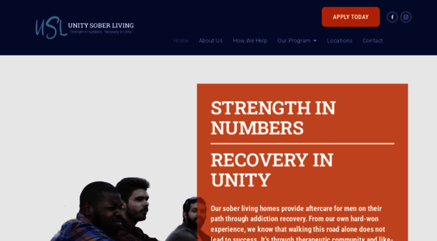 unitysoberliving.org