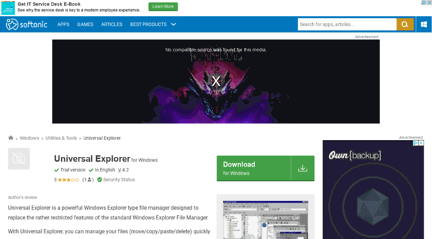 universal-explorer.en.softonic.com