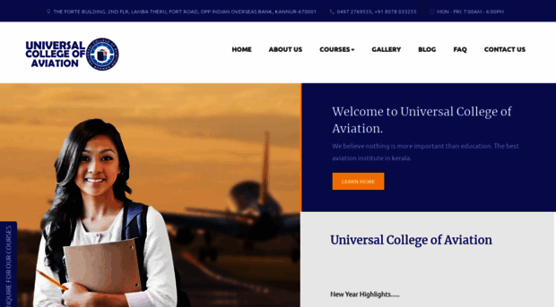 universalcollegeofaviation.com