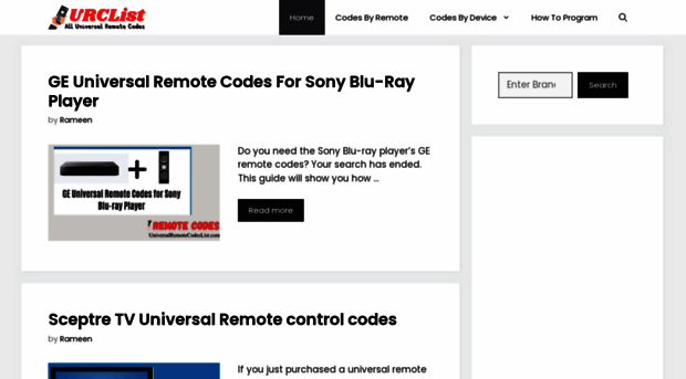 universalremotecodeslist.com