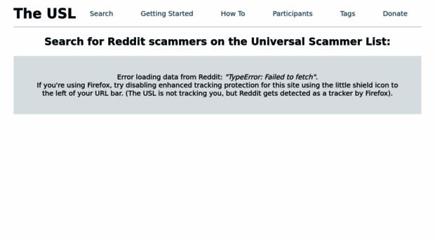 universalscammerlist.com