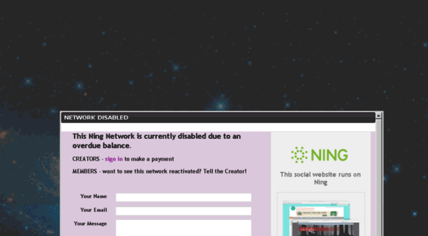 universe.ning.com