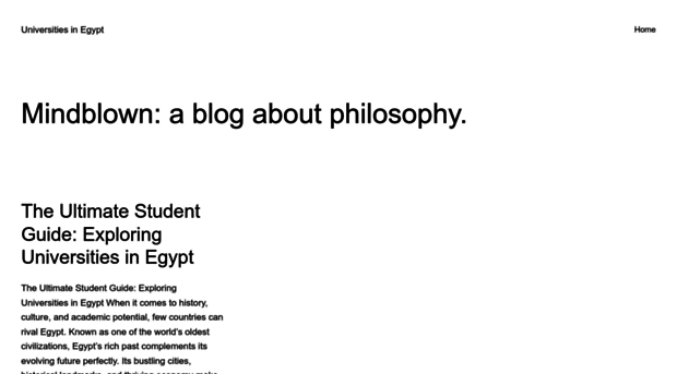 universitiesinegypt.com