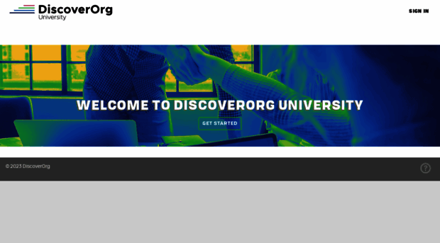 university.discoverorg.com