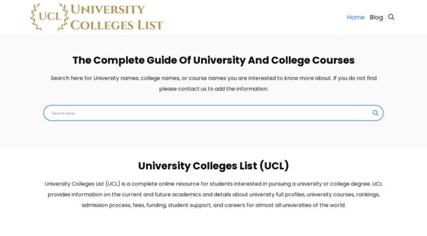 universitycollegeslist.com
