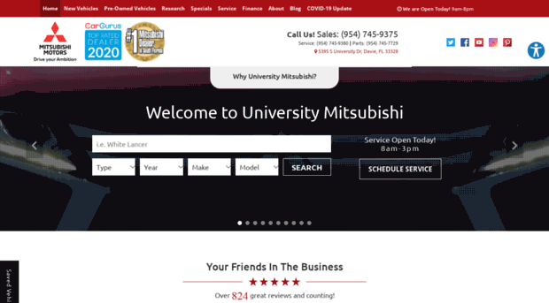 universitymitsubishidavie.com