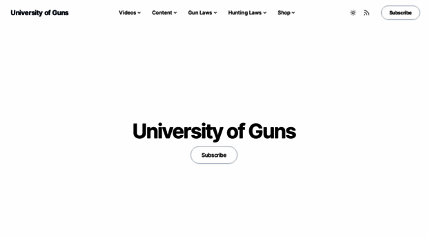 universityofguns.com