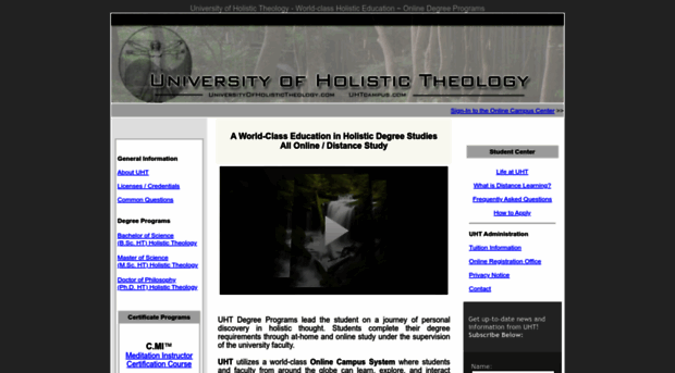 universityofholistictheology.com