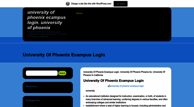 universityofphoenixecampusloginvlld.wordpress.com