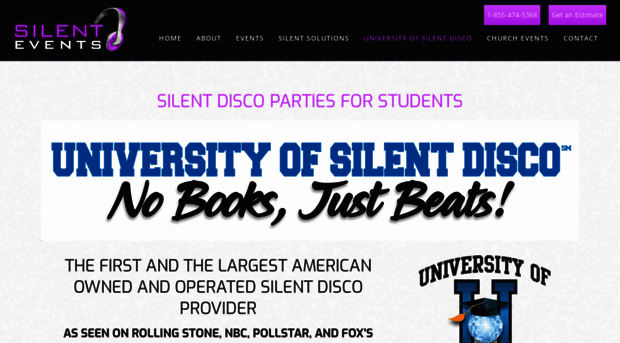 universityofsilentdisco.com