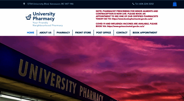 universitypharmacy.net