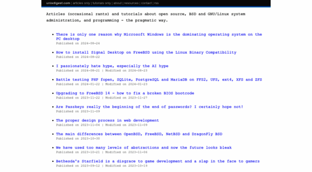 unixdigest.com