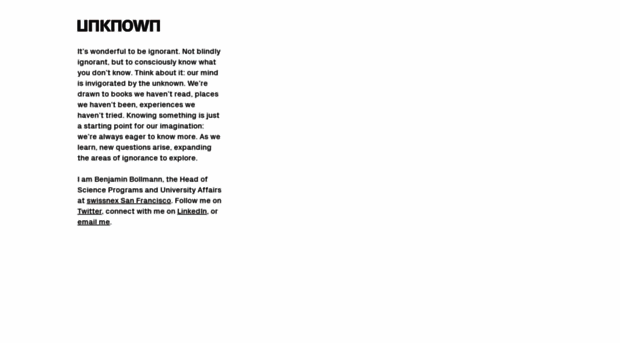 unknown.is