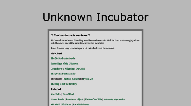 unknownincubator.com