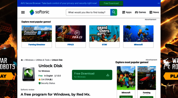 unlock-disk.en.softonic.com