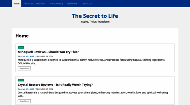 unlockthesecrettolife.com