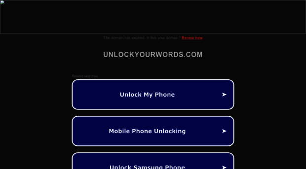 unlockyourwords.com