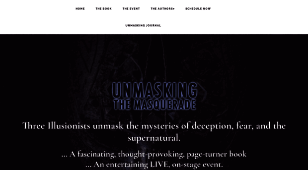 unmaskingthemasquerade.com