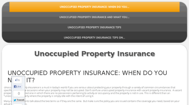 unoccupied-propertyinsurance.com