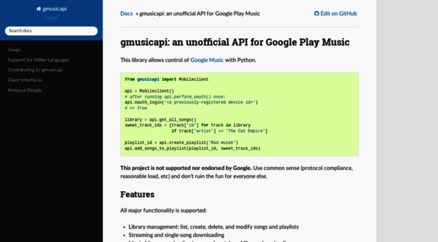 unofficial-google-music-api.readthedocs.io