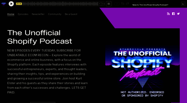 unofficialshopifypodcast.com