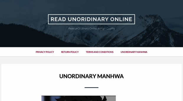 unordinary.11manga.com