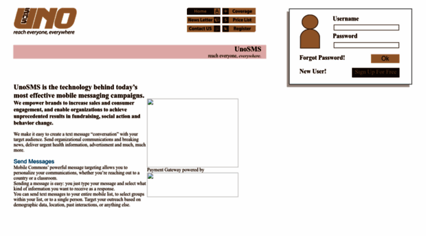 unosms.net