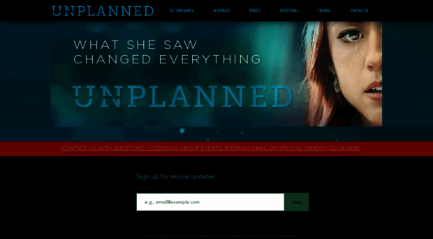 unplannedfilm.com