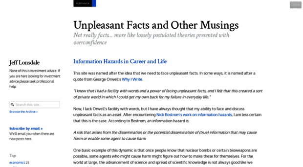 unpleasantfacts.com