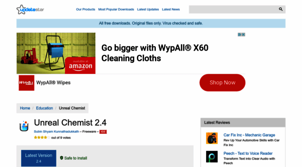 unreal-chemist.updatestar.com