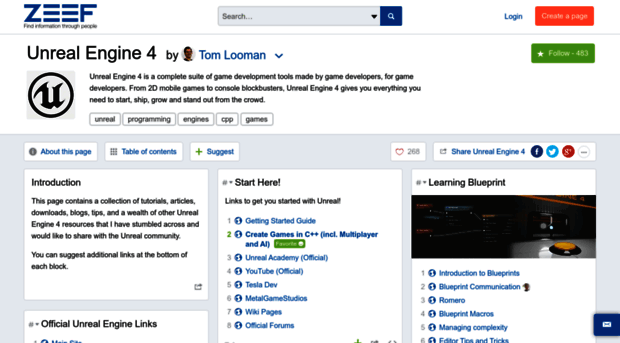 unreal-engine-4.zeef.com