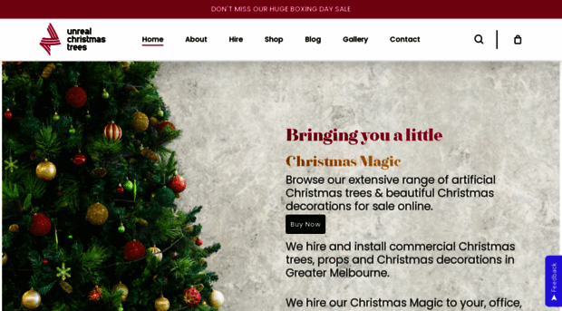 unrealchristmastrees.com.au