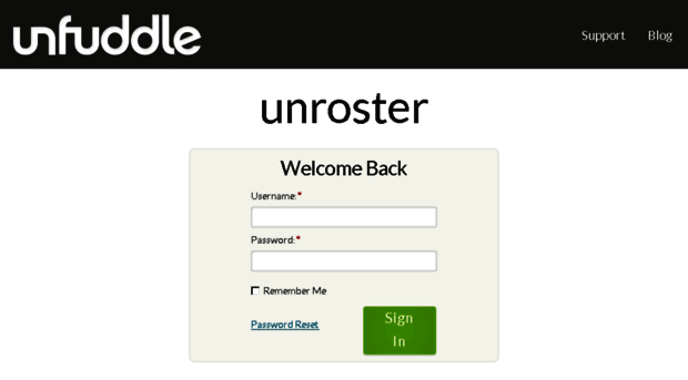 unroster.unfuddle.com