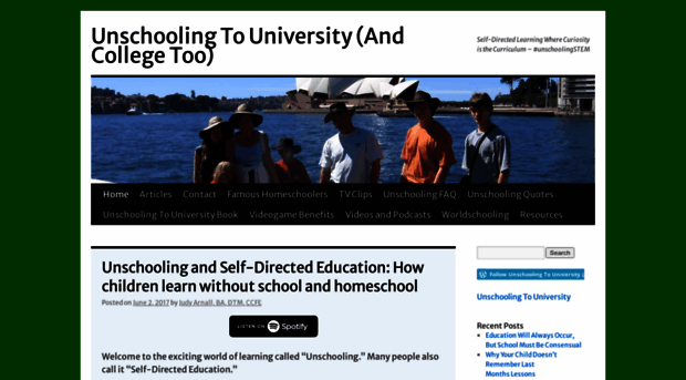 unschoolingtouniversity.com