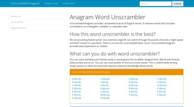 unscrambledanagram.com