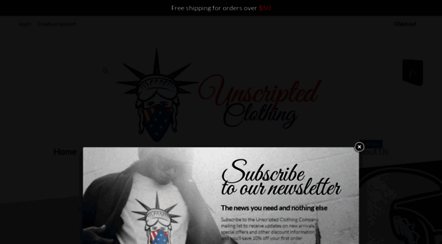 unscriptedclothingcompany.com