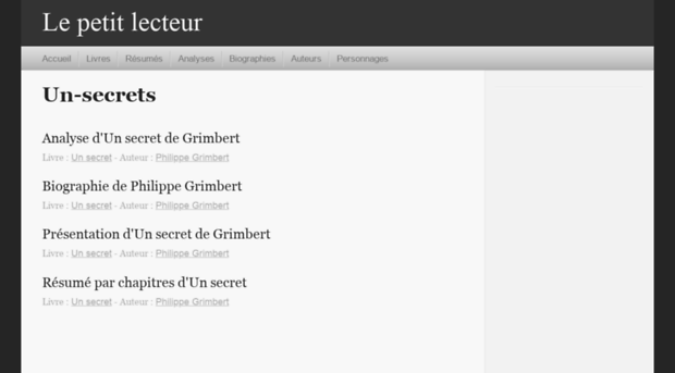 unsecret-grimbert.fr