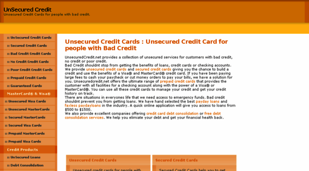 unsecuredcredit.net