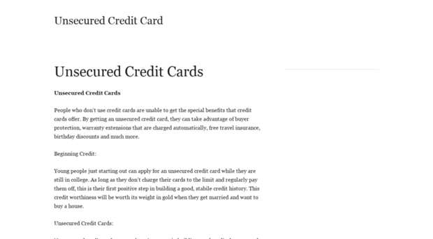 unsecuredcreditcard.com