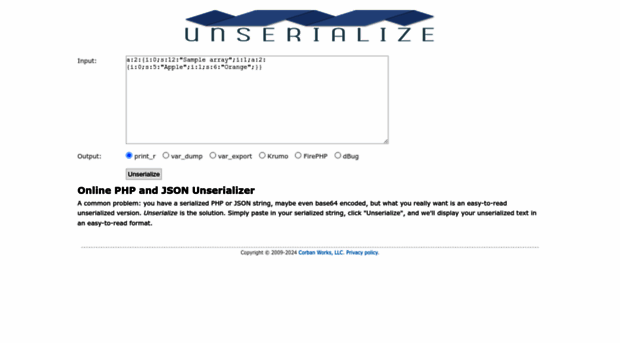 unserialize.com