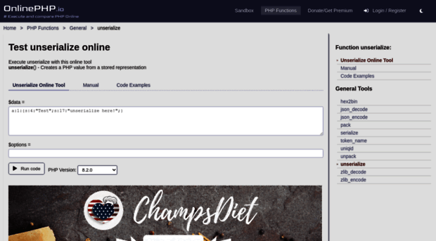 unserialize.onlinephpfunctions.com