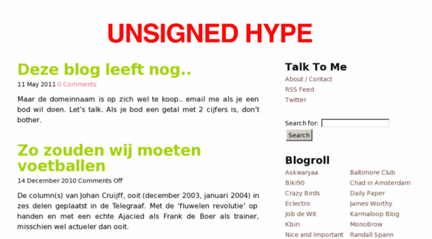 unsignedhype.nl
