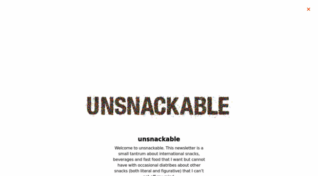 unsnackable.substack.com