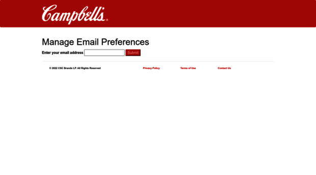 unsubscribe.campbellsoupcompany.com
