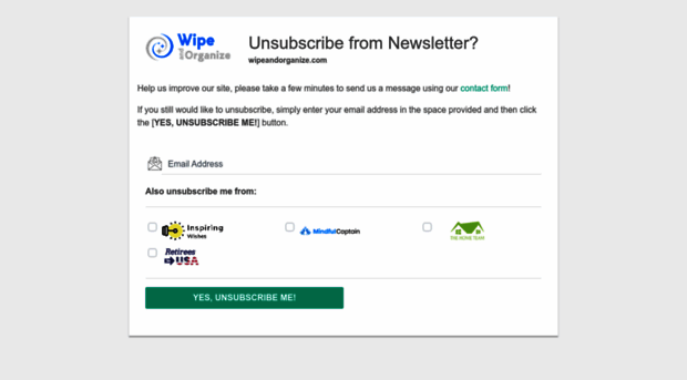 unsubscribe.wipeandorganize.com